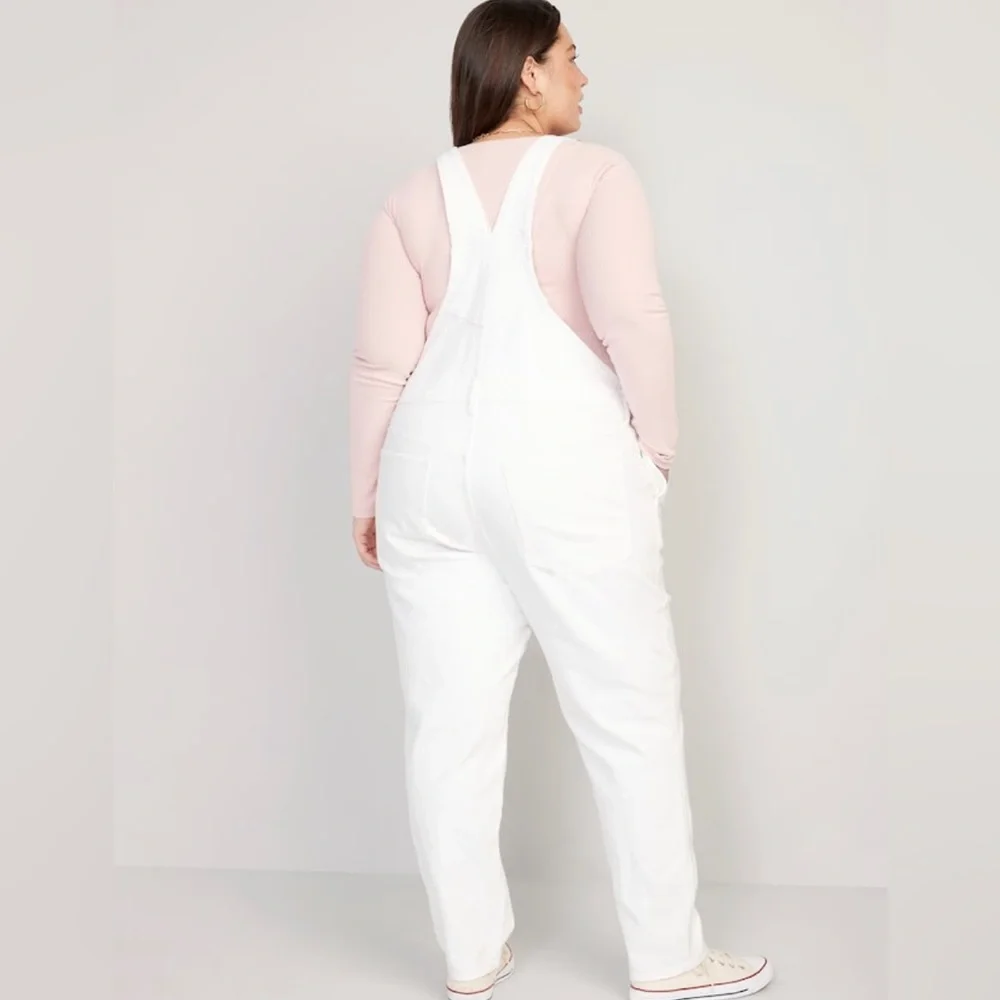 NWOT! O.G. Straight White Workwear Jean Overalls for Women - Multiple Sizes - Picture 9 of 10